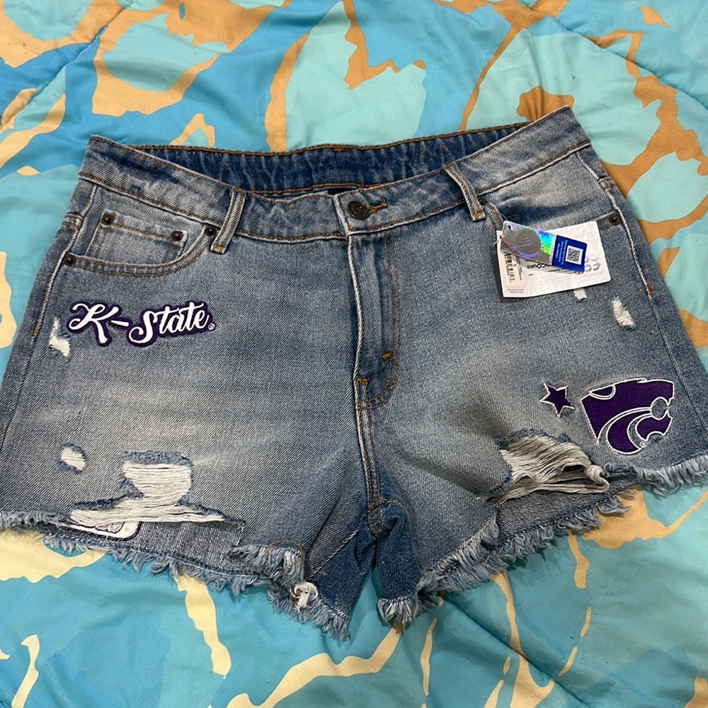 K-State Women's Denim Shorts
